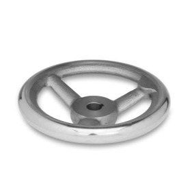 GN 950.1 Handräder, Gusseisen, mit großer Nabe Bohrungskennzeichnung: K - mit Nabennut DIN 6885-1 P9<br />Form: A - ohne Griff