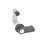 GN 516.1 Drehspannriegel, mit stufenlos einstellbarem Riegelabstand Form: HG - mit Hebel