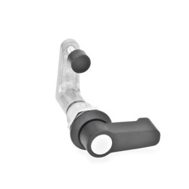 GN 516.1 Drehspannriegel, mit stufenlos einstellbarem Riegelabstand Form: HG - mit Hebel