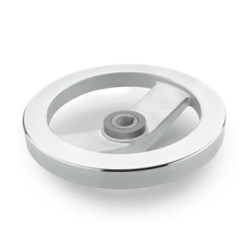 GN 322.5 Sicherheits-Handräder, Aluminium, mit Nadellager Form: A - ohne Griff