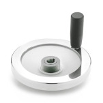 Sicherheits-Handräder, Aluminium, mit Nadellager