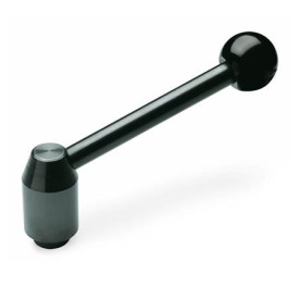 GN 312 Sicherheits-Spannhebel, Stahl Form: E - Hebel schräg