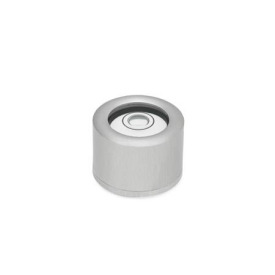 GN 2280 Dosenlibellen, Gehäuse Aluminium, justierbar Werkstoff / Oberfläche: ALN - eloxiert, naturfarben