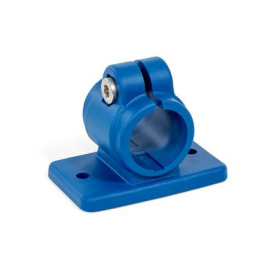 GN 146.9 Flansch-Klemmverbinder, Kunststoff Farbe: VDB - blau, RAL 5005, matt