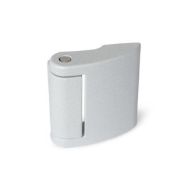 GN 138 Scharniere, Zink-Druckguss Farbe: SR - silber, RAL 9006, strukturmatt