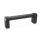 GN 334 Ovalrohrgriffe, Aluminium / Zink-Druckguss Oberfläche: SW - schwarz, RAL 9005, strukturmatt