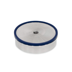 GN 7090 Haltescheiben, Edelstahl, mit Innengewinde, Hygienic Design Werkstoff (Dichtring): H - HNBR