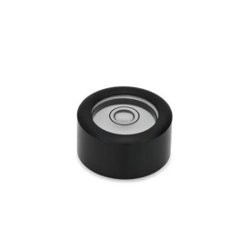 GN 2279 Dosenlibellen, Gehäuse Aluminium, zum Aufsetzen Werkstoff / Oberfläche: ALS - eloxiert, schwarz