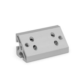 GN 32i Winkelverbinder, Aluminium, für Aluprofile (i-Baukasten), Eckmontage s: 60/80