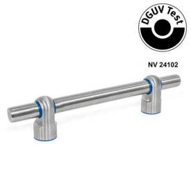 GN 3330 Rohrgriffe, Edelstahl, mit verschiebbaren Grifffüßen, Hygienic Design 
