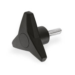 Dreisterngriffschrauben, Softline, Schraube Stahl