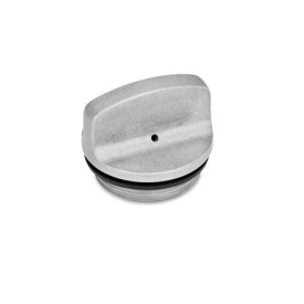 GN 441 Verschlussschrauben bis 100 °C, Aluminium Entlüftungsbohrung: 2 - mit Entlüftungsbohrung<br />Farbe: BL - blank, gleitgeschliffen