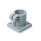 GN 163.9 Fuß-Klemmverbinder, Kunststoff Farbe: GR - grau, RAL 7040, matt