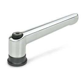 GN 300.4 Verstellbare Klemmhebel mit Spannkraftverstärkung, Buchse Stahl Farbe: CR - verchromt