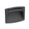 GN 733 Maniglie da incasso, montaggio con viti, plastica Tipo: O - Senza aletta di chiusura
Colore della calottina: DSG - grigio-nero, RAL 7021, finitura mat