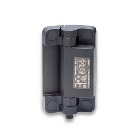 GN 239.6 Sicherheits-Schaltscharniere mit Stecker, Kunststoff Form: BS - Anschlussstecker unten