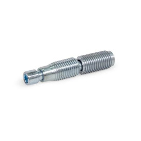 GN 23b Automatikverbinder, Stahl, für Aluprofile (b-Baukasten), stirnseitige Verbindung Größe: 10L