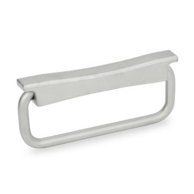 GN 425.9 Klappgriffe, Edelstahl Form: A - Befestigung von der Rückseite durch Gewinde<br />Kennziffer: 1 - Griffbügel 90° klappbar<br />Oberfläche: GS - matt gestrahlt