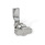 GN 515 Chiusure, acciaio INOX, con corpo di contenimento esteso, con manopola Tipo: KGN - Con manopola di serraggio in acciaio INOX