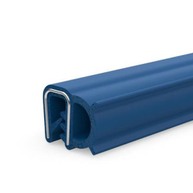 GN 2190 Kantenschutz-Dichtprofile, FDA-konform Werkstoff: MVQ - Silikon-Kautschuk<br />Form: D - Dichtprofil seitlich