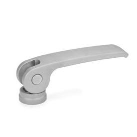 GN 927.7 Exzenterspanner, Edelstahl, mit Innengewinde Form: B - Edelstahl-Auflagescheibe ohne Stellmutter