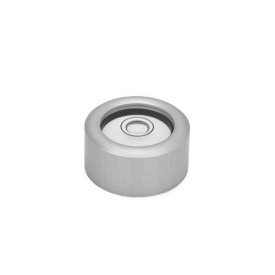 GN 2279 Dosenlibellen, Gehäuse Aluminium, zum Aufsetzen Werkstoff / Oberfläche: ALN - eloxiert, naturfarben