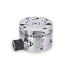 GN 900.6 Drehversteller, Edelstahl, mit Aluminium-Drehknopf 