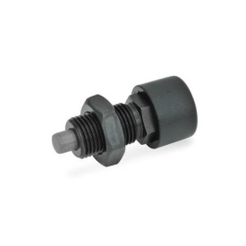 GN 514 Verriegelungsbolzen, mit Herzkurven-Mechanik Form: AK - mit Kontermutter