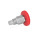GN 822.1 Miniraster, Rastmechanik offen, mit rotem Knopf Form: B - ohne Rastsperre
Werkstoff: NI - Edelstahl
Farbe: RT - rot, RAL 3000