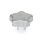 Sterngriffe, Aluminium, ohne Bohrung
