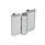 GN 237 Scharniere, Zink-Druckguss / Aluminium Werkstoff: ZD - Zink-Druckguss
Form: C - 2x2 Gewindestifte
Oberfläche: CR - verchromt