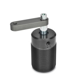 GN 876 Schwenkspanner, mit Einschraubgewinde Form: B - Spannarm mit Gewindebohrung