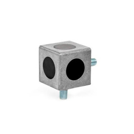 GN 33b Würfelverbinder, Aluminium, für Aluprofile (b-Baukasten) Kennziffer: 3 - Verbindung von 3 Profilen