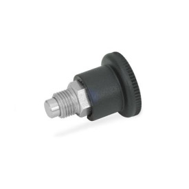GN 822 Miniraster, Rastmechanik verdeckt Werkstoff: NI - Edelstahl<br />Form: C - mit Rastsperre