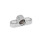 GN 614.1 Supporto per pressori a molla GN 614 Tipo: B - Montaggio su entrambi i lati, senza pressore a molla