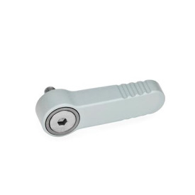GN 720 Anschlagriegel Farbe: SR - silber, RAL 9006, strukturmatt