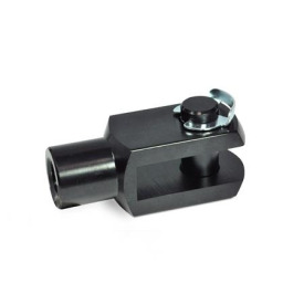 DIN 71751 Gabelgelenke, Aluminium Werkstoff: AL - Aluminium<br />Form: KL - Bolzen mit KL-Wellensicherung