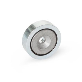 GN 50.4 Haltemagnete mit Bohrung Werkstoff: SC - SmCo