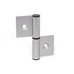 Scharniere, aushängbar, für Aluminiumprofile / Flächenelemente