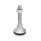 GN 343.6 Piedini di livellamento, acciaio INOX, con perno filettato Tipo: KSE - Con protezione in plastica, scorrevole, a norma ESD