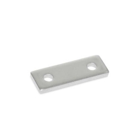 GN 2370 Distanzplatten, Edelstahl, für Scharniere 