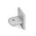 GN 272 Laschen-Klemmverbinder, Aluminium Form: OZ - ohne Zentrieransatz (glatt)
Oberfläche: BL - blank, matt gestrahlt