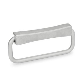 GN 425.9 Klappgriffe, Edelstahl Form: A - Befestigung von der Rückseite durch Gewinde<br />Kennziffer: 3 - Griffbügel 180° klappbar<br />Oberfläche: GS - matt gestrahlt