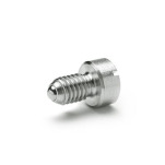 Pressori a molla in acciaio INOX con sfera, con collare, con intaglio