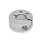 GN 7062.1 Anelli di bloccaggio con intaglio in acciaio INOX, con fori filettati di montaggio Tipo: B - Fori filettati di montaggio, assiali