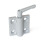 GN 437.2 Scharniere, Zink-Druckguss, feststellbar Farbe: SR - silber, RAL 9006, strukturmatt