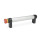 GN 331 Maniglie tubolari, alluminio, con funzione di commutazione elettrica Finitura: EL - Anodizzato, colore naturale
Tipo: T0 - Senza pulsante
N° identificativo: 2 - Con arresto di emergenza