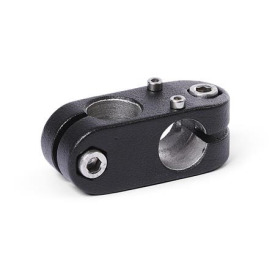 GN 131.1 Kreuz-Verfahrschlitten, Aluminium d1: B - Bohrung<br />Oberfläche: SW - schwarz, RAL 9005, strukturmatt