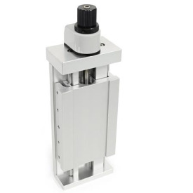 GN 900 Verstellschlitten, Aluminium Kennziffer: 1 - ohne Klemmhebel<br />Form: DR - mit Drehknopf und digitalem Stellungsanzeiger GN 954, Form AR