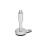 GN 33 Piedini di livellamento, acciaio INOX, con disco antiscivolo, con flangia di montaggio Form: B1 - Finitura matt da sabbiatura, fondo in gomma, colore nero
Versione (vite): W - Con bussola regolabile, filettatura coperta e sede per chiave in basso
